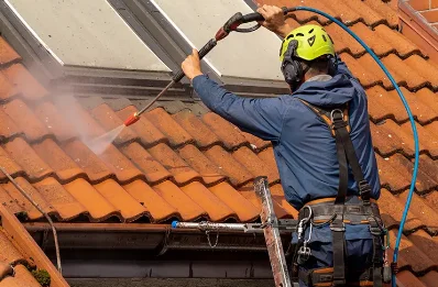 Démoussage et hydrofuge de toiture à Liffré